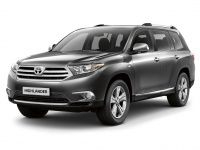 Коврик в багажник Toyota Highlander II (U40) 2007-2013 (7 мест)