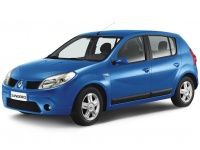 Renault Sandero I (сплошной) с 09-14г. / Duster с 11-15г. / Nissan Terrano III с 12г. (без подушкек безопасности)