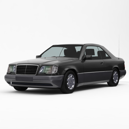 Коврики из экокожи 3D Mercedes E-класс W124 1992-1996 (2-дверный, купе)