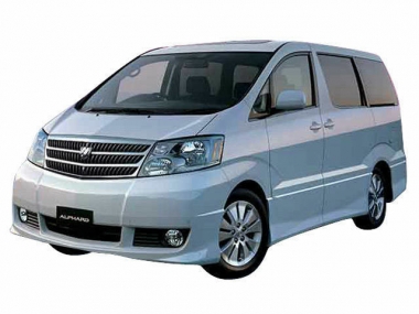 Toyota Alphard I 2002-2008 (левый руль) 2 ряд диван 8 мест*