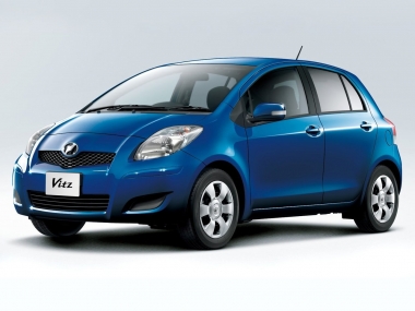 Коврики из экокожи 3D  Toyota Vitz II (XP95, правый руль) 4WD 2005-2012
