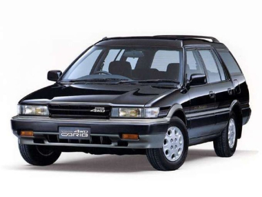 Коврики из экокожи 3D  Toyota Sprinter Carib II 4WD 1988-1995 правый руль