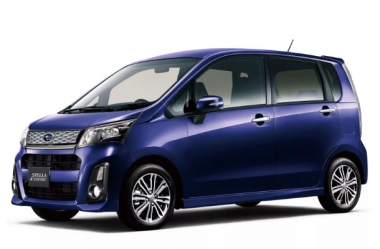 Коврики из экокожи 3D  Subaru Stella II 2011-2014 (правый руль)